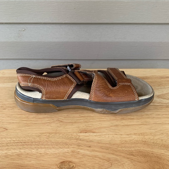 Dr. Martens Air Cushion Soles 8B38 Brown Leather Crossover Sandals Sz US Men 7 main image 5